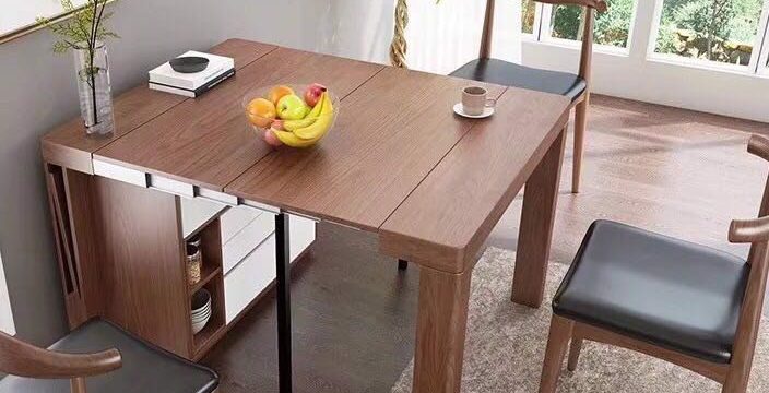 Những chiếc bàn ăn thông minh giải pháp hiệu qua cho những căn hộ có diện tích phòng bếp nhỏ